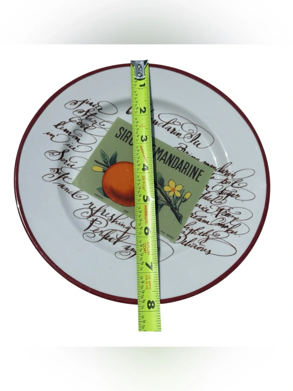 Williams Sonoma Rosanna Harvest Market Fruit Salad Plates Set of 6 Italian 8”